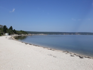 Uređenje plaže u Gornjem Karinu